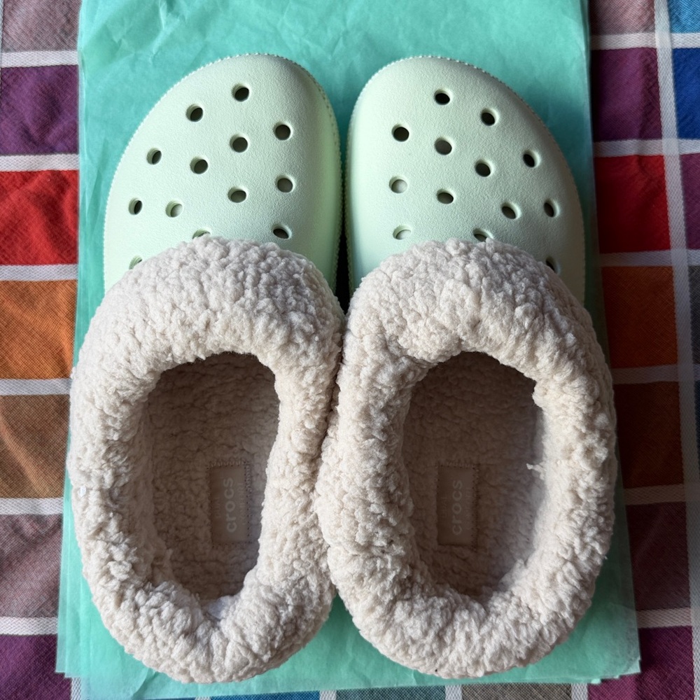 🛌 CROCS LINED CLOGS 🛌 NWT 🛌 - Picture 5 of 16